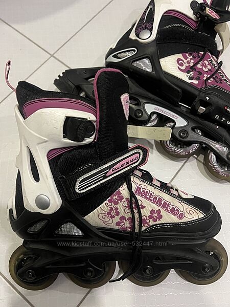 Ролики детские С наколенниками, от 23 до 26 см, Rollerblade