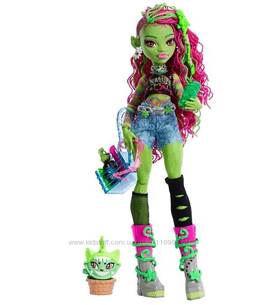 Монстер хай Венера МакФлайтрап з вихованцем Monster High Venus McFlytrap