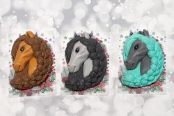 Кінь з косою мило сувенірне. Мило конячка