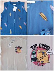 Футболка и майка Zara, размер 13-14 лет, рост 158-164 см