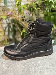 Зимние кожаные ботинки Ecco Gore-tex 39 р