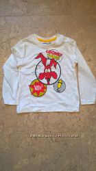 Реглан футболка на мальчика  ТМ Looney Tunes цвет белый 9-30 мес.