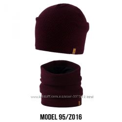 Теплые комплекты шапка и шарф-баф OZZI-95 и 96. Высокое качество, цветат