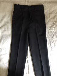 Школьные брюки черные для мальчика, размер 116см/6 лет