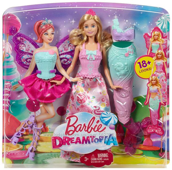 Кукла Барби Сказочное перевоплощение Fairytale Dress Up Barbie  DHC39