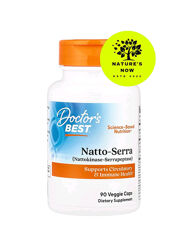 Doctors Best серрапептаза, наттокиназа - 90 капсул / США