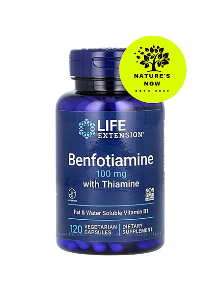 Life Extension бенфотиамин и тиамин - 120 капсул / США