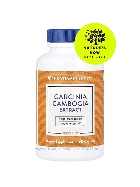 The Vitamin Shoppe гарциния камбоджийская - 90 капсул / США