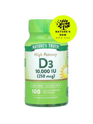 Nature&acutes Truth витамин Д3 10000 МЕ - 100 капсул / США