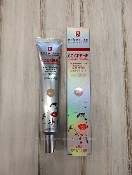 ССкрем Erborian CC Cream SPF 25 колір світлий Clair 45 мл