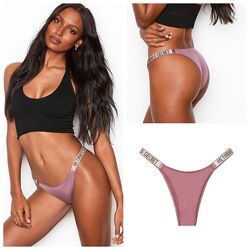 Люкс трусики бразилиана и стринги с камнями стразами victorias secret S, M, L