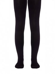 Колготи бавовняні однотонні чорні Movement Standard, розм.140-146