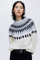 Жакардовий светр H&M, розм. L