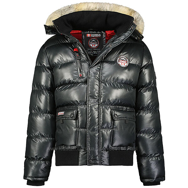 Стьогана зимова утеплена чоловіча куртка з капюшоном Canadian Peak.