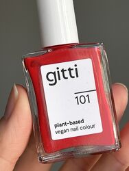 Красный лак для ногтей Gitti Nagellack 101 Original 15ml