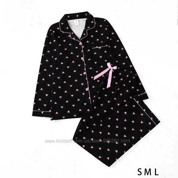 Женская пижама с длинным рукавом и штанами xl 