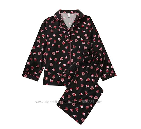 Женская пижама рубашка с штанами M-2XL