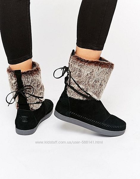 Замшевые сапожки Toms Nepal Boot