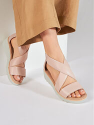 Clarks Jillian Rise Blush  кожаные босоножки