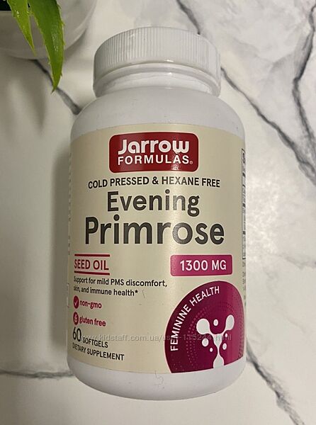 Jarrow Formulas, вечірня примула, 1300 мг, 60 капсул 