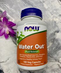 NOW Foods, Water Out, водний баланс, 100шт