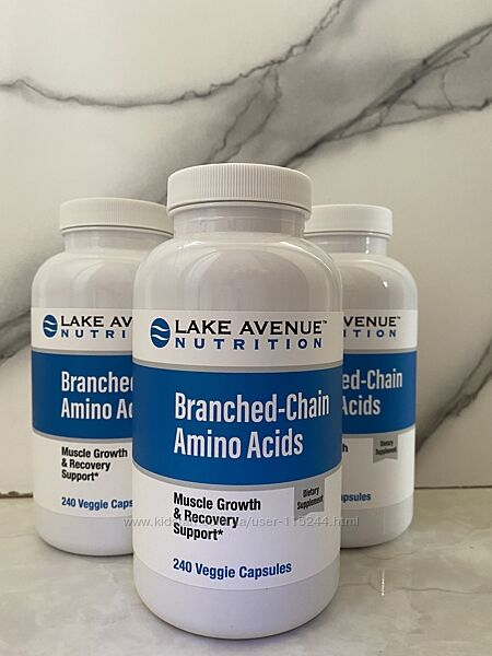 Lake Avenue Nutrition, амінокислоти з розгалуженими ланцюгами, 240 шт