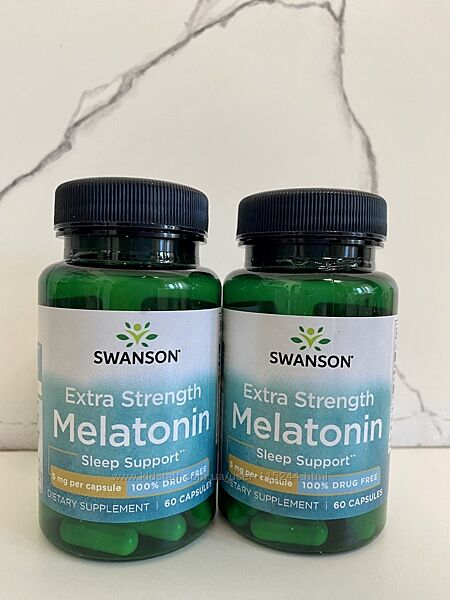 Мелатонін Swanson, Extra Strength Melatonin, 5 mg, 60 шт
