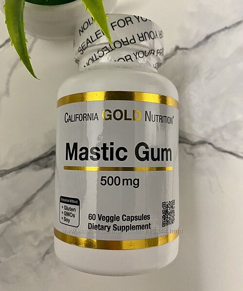 California Gold Nutrition, мастикова смола, 500мг, 60шт