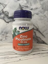 NOW Foods, піколінат цинку, 50 мг, 30 шт
