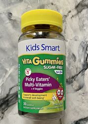 Kids Smart, Kids Smart Vita, мультивітаміни  4 овочі 30шт