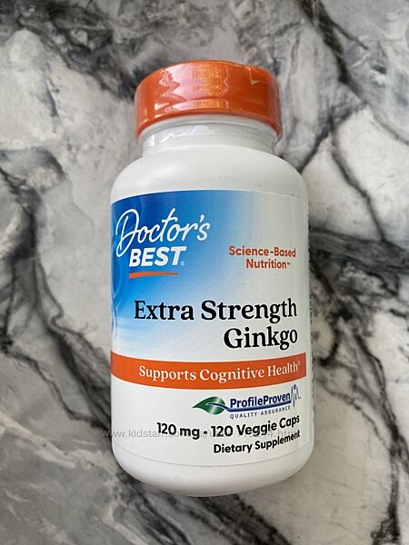 Doctor&acutes Best, гінкго білоба з підвищеною силою дії, 120 мг, 120шт