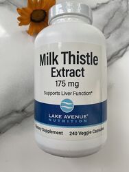 Lake Avenue Nutrition, екстракт розторопші, 175мг, 240шт