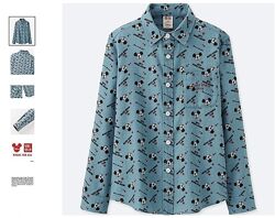 Рубашка сорочка Uniqlo 5-6 р-р