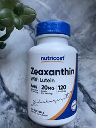 Nutricost, зеаксантин із лютеїном, 120капсул