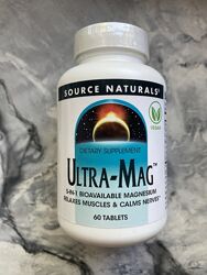 Source Naturals, Ultra-Mag, 60 таблеток