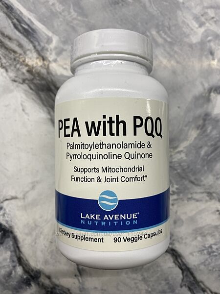 California Gold Nutrition, ПЕА 300мг з PQQ 10мг, 90веганських капсул