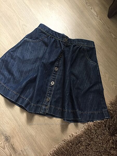 Стильная джинсовая юбка 