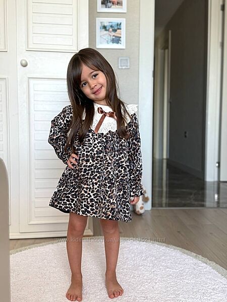Плаття леопардове для дівчинки ZARA Туреччина
