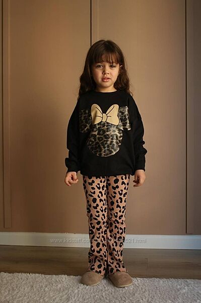 Костюм для дівчинки мінні леопард Туреччина