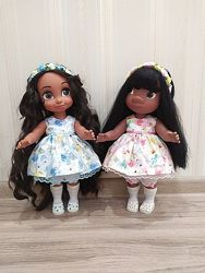 Дисней аниматор - красивые парные платья на куколок-сестричек