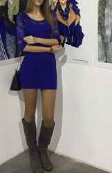 Сукня bershka електрик розмір м