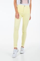 Джинсы скини желтые S ostin 