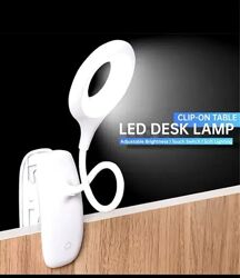 Беспроводная лампа usb с прищепкой/зажимом 