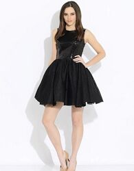 Вечірнє чорне плаття з паєтками та пишною спідницею m 