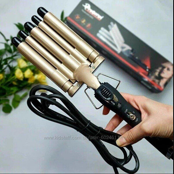 Плойка п´ять хвиль Geemy GM 2933