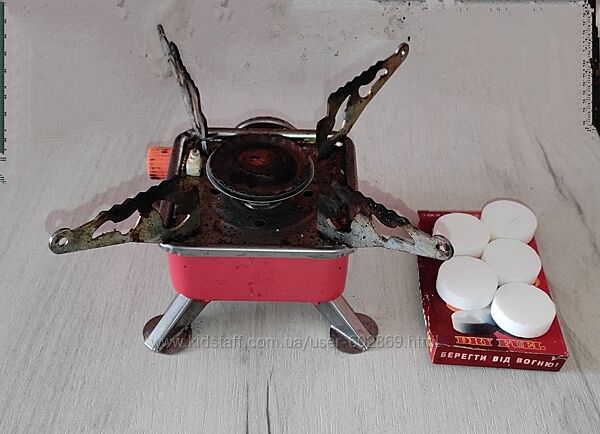 Туристическая газовая плита, примус. сухое горючее в подарок.