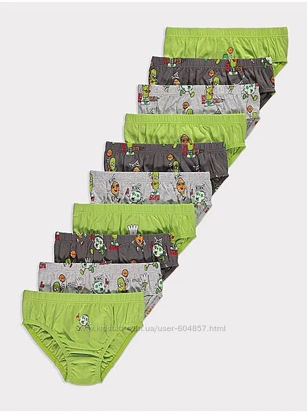 Трусики Джордж 6-7 років 10 шт 320 грн