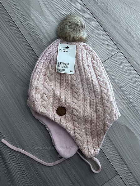 Тепла шапка H&M для дівчинки