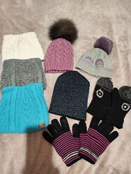 Шапка зима та осінь рукавиці ціна за все р.52-54