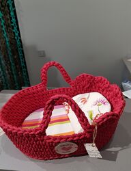Люлька кроватка переноска для куклы ручная работа